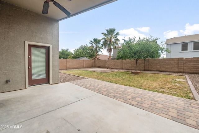 1015 E Penny Ln, San Tan Valley, AZ 85140 - view of patio with ceiling fan