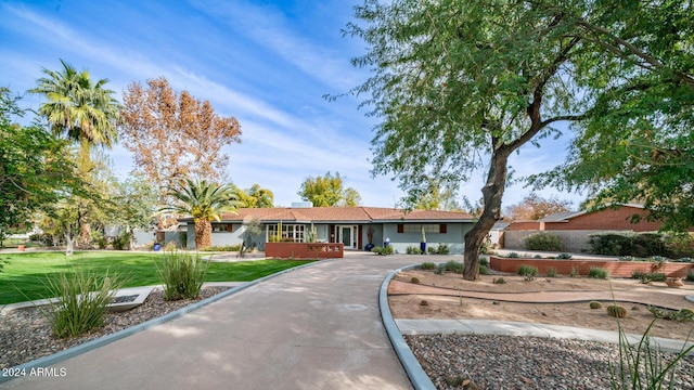 view of ranch-style home