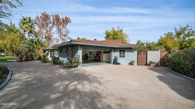 view of front of home