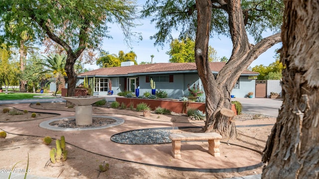 view of ranch-style home