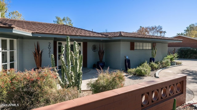 view of ranch-style home