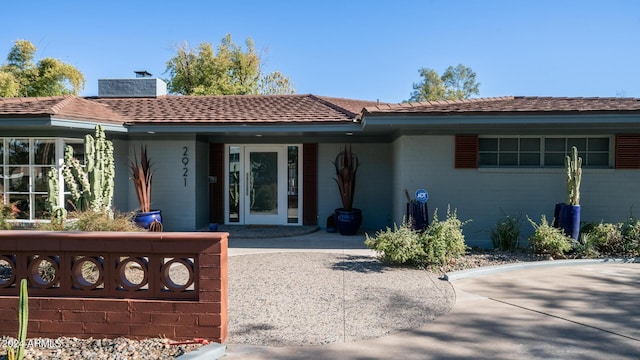 view of ranch-style home