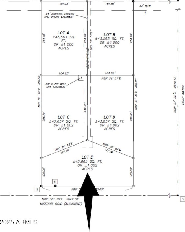 422XX W Bethany Home Rd Lot E, Lot E, Tonopah AZ, 85354 land for sale