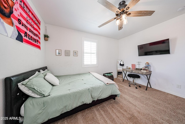 25051 N 140th Dr, Surprise, AZ 85387 - carpeted bedroom featuring ceiling fan and baseboards