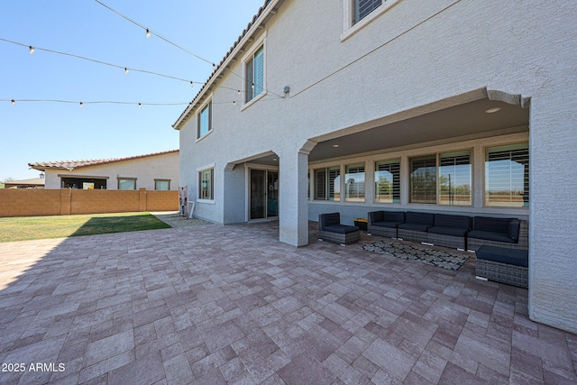 25051 N 140th Dr, Surprise, AZ 85387 - view of patio / terrace featuring an outdoor living space