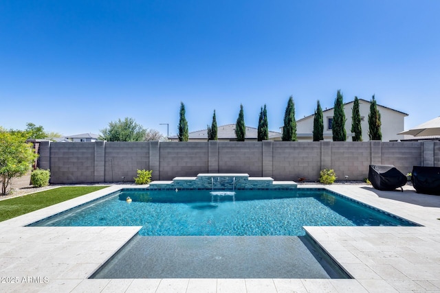 13171 W Redstone Dr, Peoria, AZ 85383 - view of pool with a patio and a fenced backyard