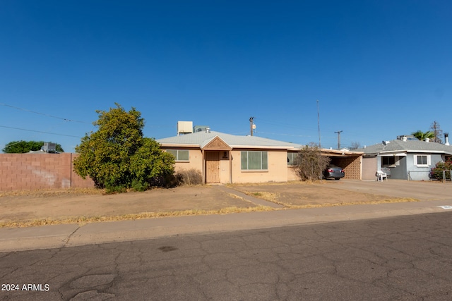 view of ranch-style house