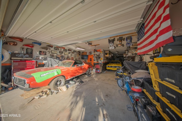 2361 N 212th Dr, Buckeye, AZ 85396 - garage with a workshop area