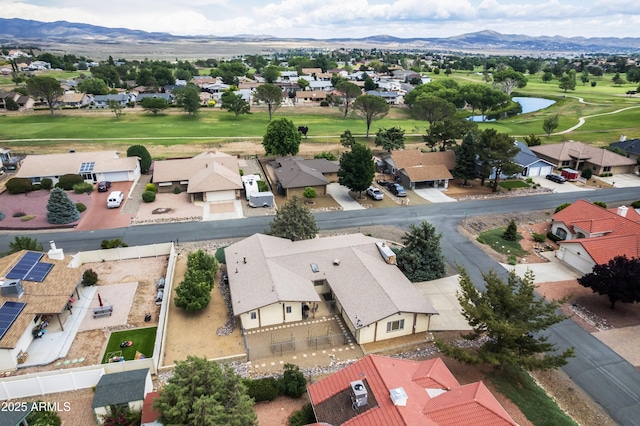 1170 N Broken Wagon Trl, Dewey, AZ 86327 - aerial view of residential area featuring a golf course and a water and mountain view