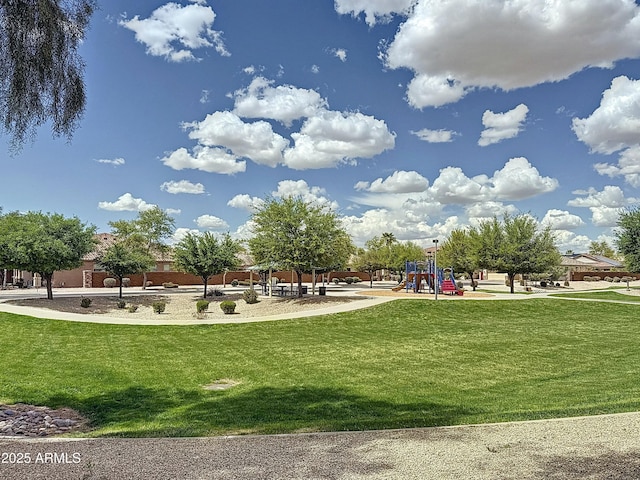 1350 E Racine Dr, Casa Grande, AZ 85122 - surrounding community with playground community and a lawn
