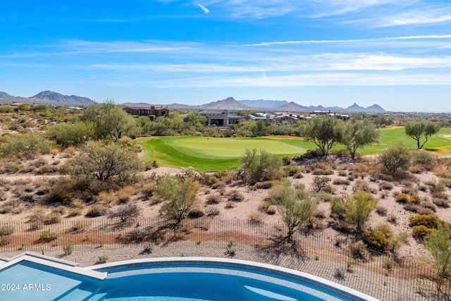 exterior space featuring golf course view