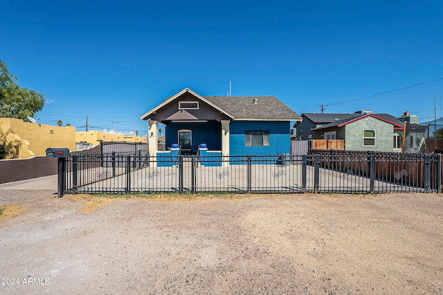 view of bungalow-style home