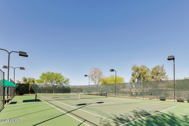 29101 N Yellow Bee Dr, San Tan Valley, AZ 85143 - view of tennis court featuring community basketball court and fence