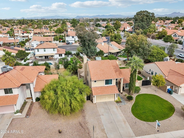 5544 E Paradise Ln, Scottsdale, AZ 85254 - aerial view of residential area with a mountain backdrop