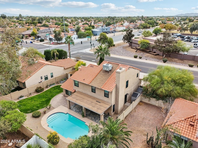 5544 E Paradise Ln, Scottsdale, AZ 85254 - aerial view of residential area with a pool area