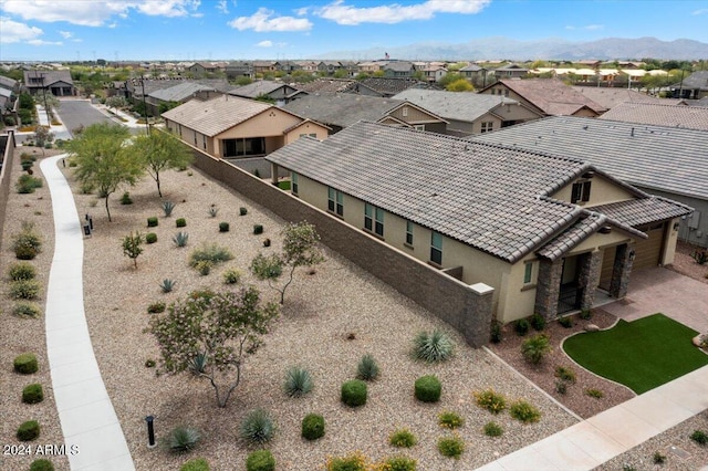 birds eye view of property featuring a residential view