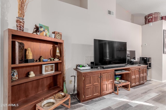 office featuring light hardwood / wood-style floors