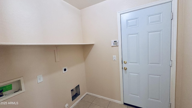1630 W Pecan Rd, Phoenix, AZ 85041 - washroom with hookup for an electric dryer, washer hookup, and light tile patterned floors