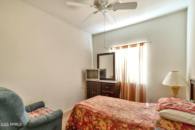1718 W Colter St Unit 126, Phoenix, AZ 85015 - carpeted bedroom with baseboards and a ceiling fan