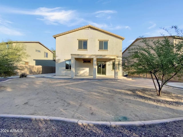 view of front of home