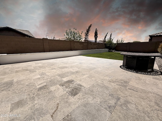 2727 N Acacia Way, Buckeye, AZ 85396 - view of patio terrace at dusk