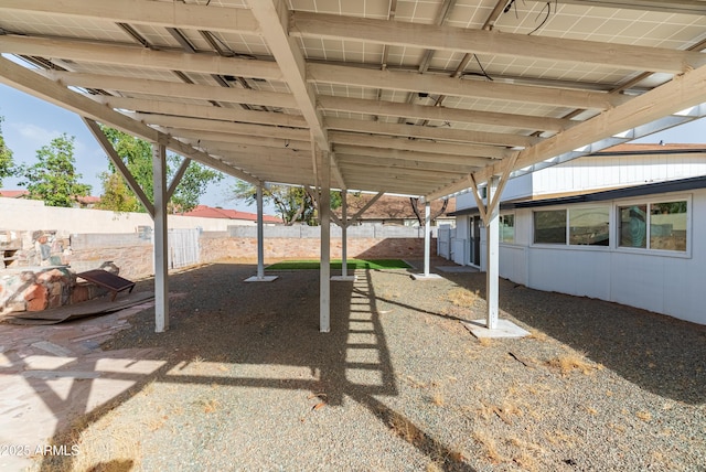 view of patio / terrace featuring a fenced backyard