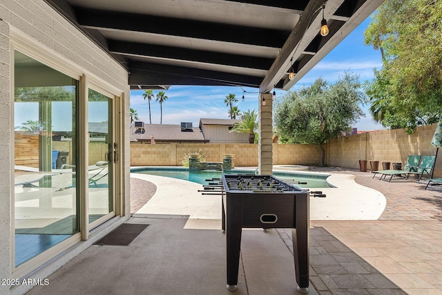 5912 E Wethersfield Rd, Scottsdale, AZ 85254 - fenced backyard featuring a patio area