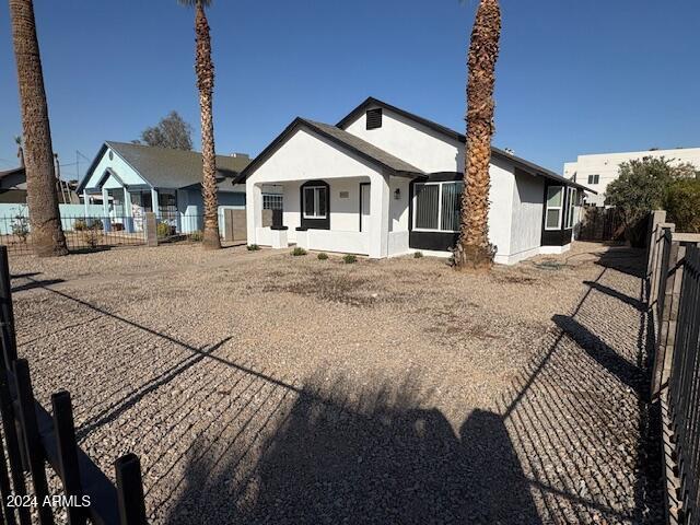 view of rear view of property