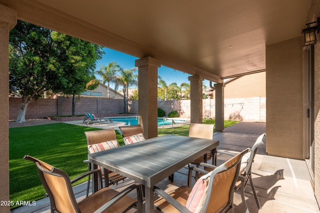 view of patio / terrace with outdoor dining space