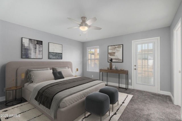 1055 E Ingram St, Mesa, AZ 85203 - bedroom featuring light colored carpet and ceiling fan