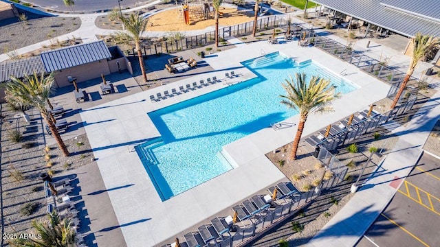 view of pool