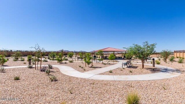 view of playground featuring a gazebo