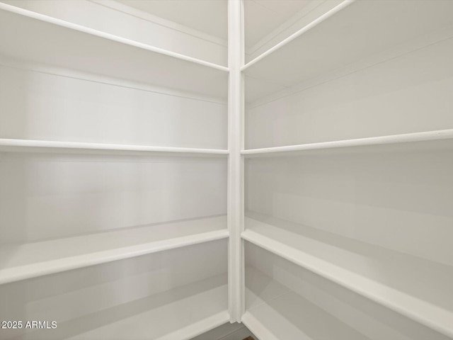 view of storage area