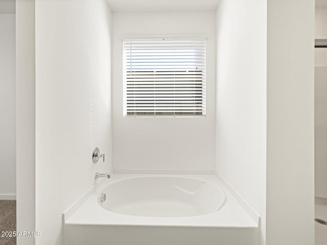 full bathroom featuring a bath