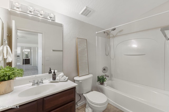 753 N Port Dr, Gilbert, AZ 85233 - full bath with toilet, vanity, and tub / shower combination