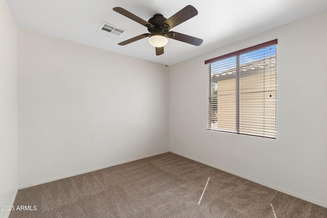 753 N Port Dr, Gilbert, AZ 85233 - unfurnished room with carpet flooring, ceiling fan, and baseboards