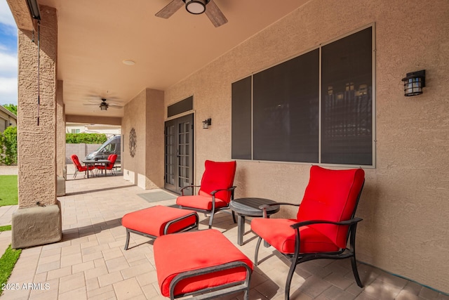 24916 N 80th Ln, Peoria, AZ 85383 - view of patio / terrace with ceiling fan