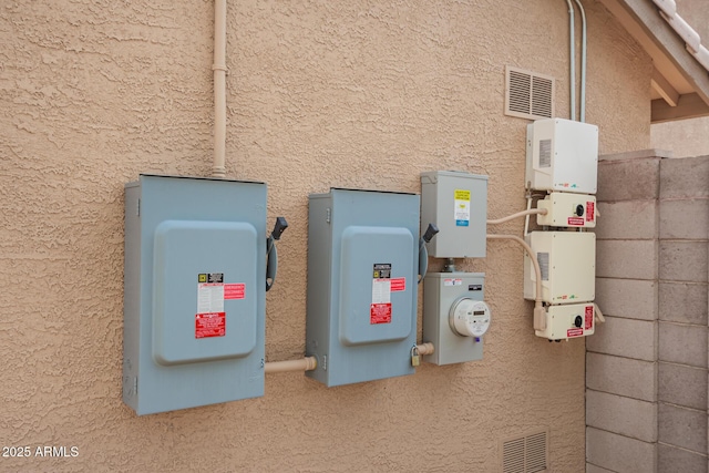 24916 N 80th Ln, Peoria, AZ 85383 - exterior view of electric meter, stucco siding, and electric panel