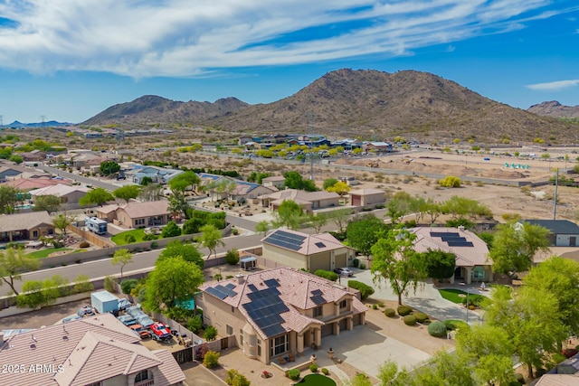 24916 N 80th Ln, Peoria, AZ 85383 - aerial perspective of suburban area featuring a mountainous background