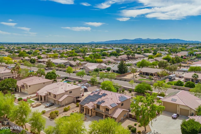 24916 N 80th Ln, Peoria, AZ 85383 - aerial view of residential area featuring a mountainous background