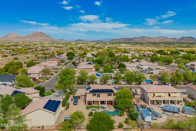 24916 N 80th Ln, Peoria, AZ 85383 - aerial view of residential area with a mountainous background