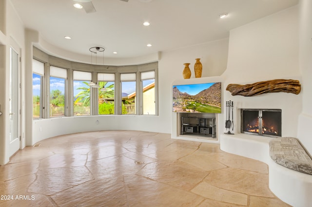 view of unfurnished living room