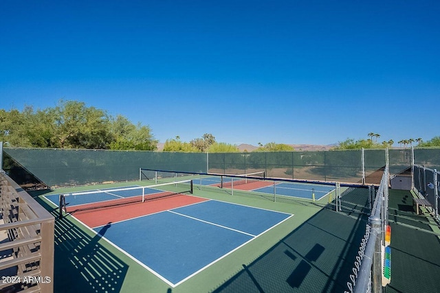 view of sport court with basketball court