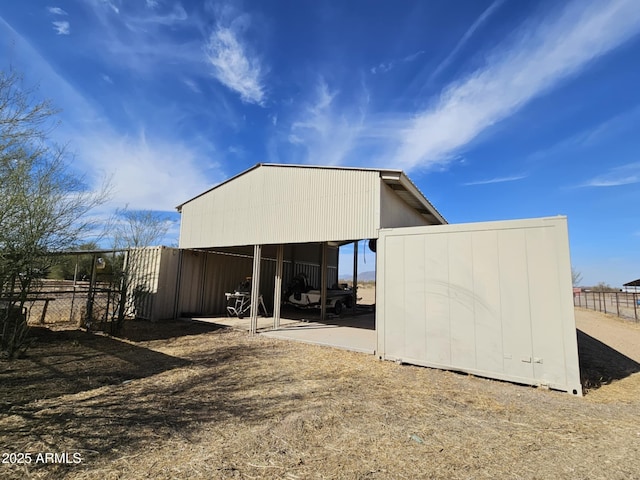 view of outbuilding