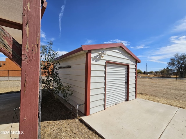 view of outbuilding