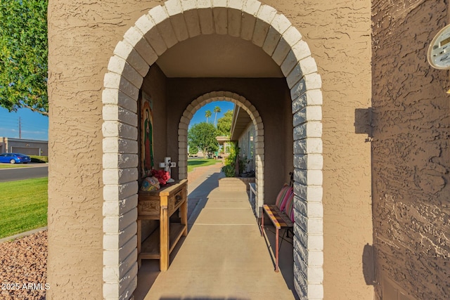 25225 S Glenburn Dr, Sun Lakes, AZ 85248 - entrance to property featuring stucco siding