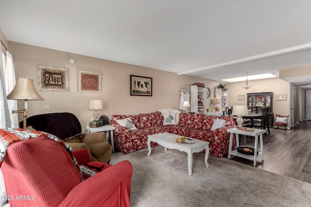 25225 S Glenburn Dr, Sun Lakes, AZ 85248 - living room with wood finished floors