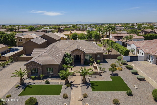 10033 W Jj Ranch Rd, Peoria, AZ 85383 - aerial perspective of suburban area