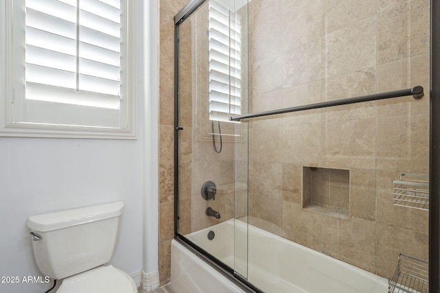 10033 W Jj Ranch Rd, Peoria, AZ 85383 - full bath with bath / shower combo with glass door and toilet