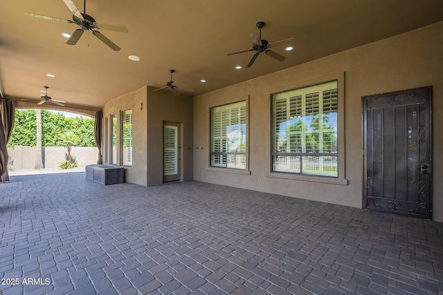10033 W Jj Ranch Rd, Peoria, AZ 85383 - view of patio with a ceiling fan